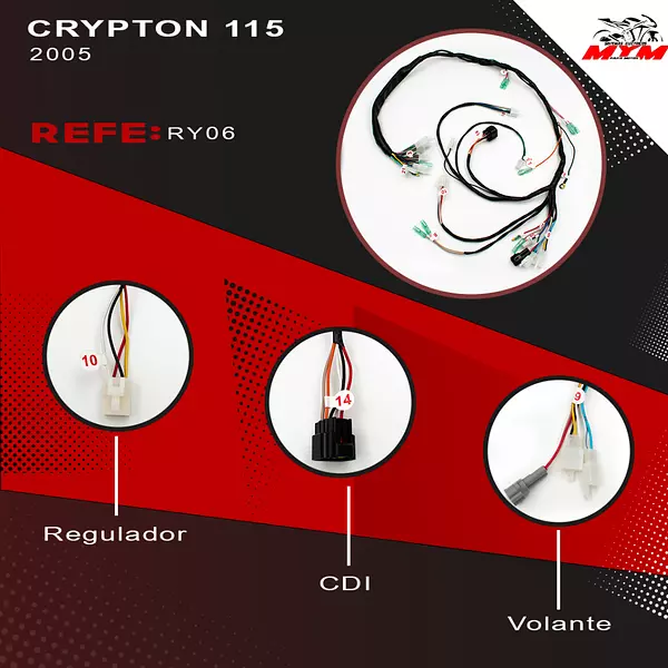 Sistema Electrico Crypton 115 Yamaha