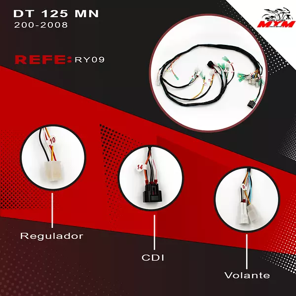 Sistema Electrico Dt 125 Modelo Nuevo 2000-2008 Yamaha