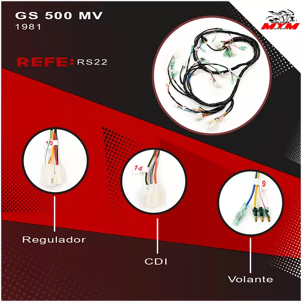 Sistema Electrico Gs 500 Suzuki Modelo Viejo