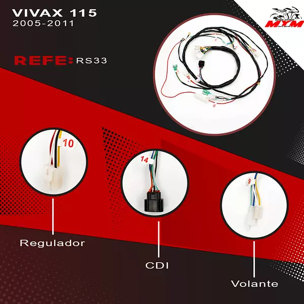 Sistema Electrico Vivax 115 2005-2011 Suzuki