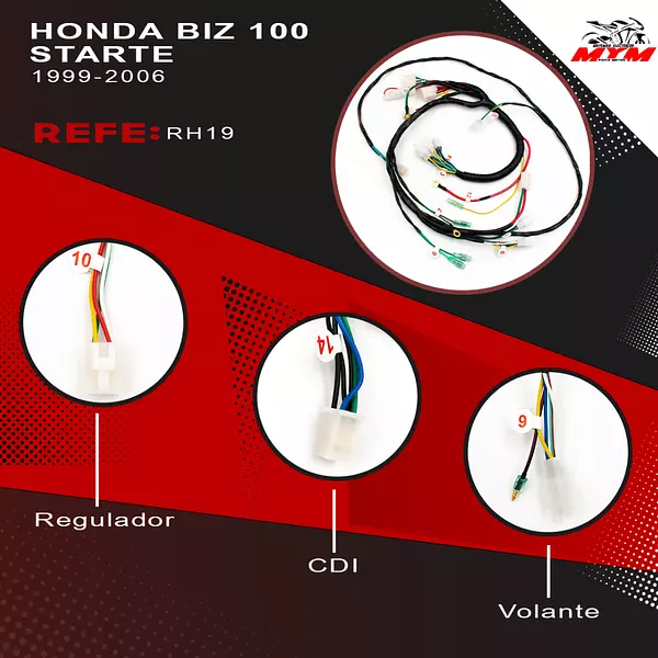 Sistema Electrico Biz 100 Starte Honda