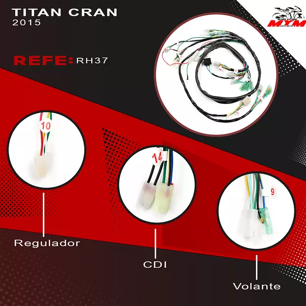 Sistema Electrico Titan De Solo Cran Honda,