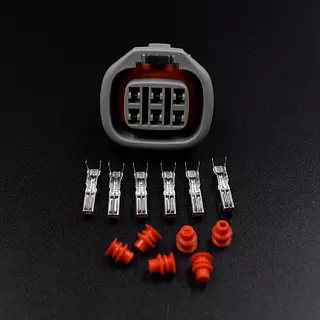 Conector 6 Vias Macho + Terminales Para Cdi Vivax