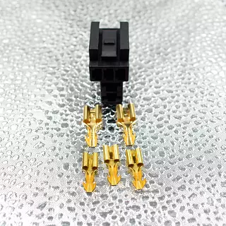 Conector 5 Vias Macho + Terminales 3/16 Y 1/4 Starte