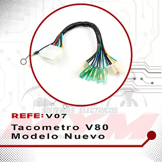Sistema Elctrico O Conexion De Tacometro V 80 Modelo Nuevo