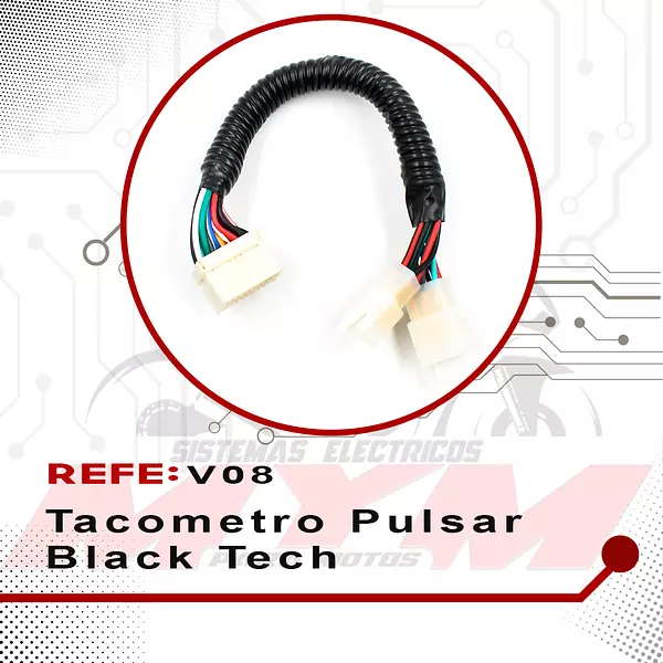 Sistema Electrico O Conexion De Tacometro Pulsar Black Tech