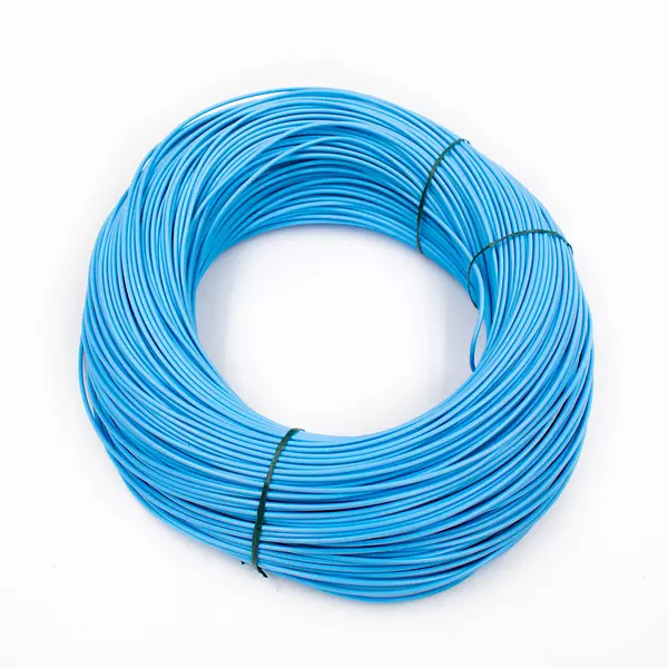 Cable Vehicular Azul Claro Calibre 20 En Cobre 20 Hilos