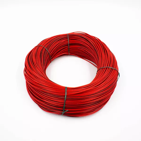 Cable Vehicular Rojo Raya Negra Calibre 20 En Cobre 20 Hilos