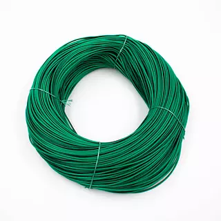 Cable Vehicular Verde Raya Negra Calibre 20 En Cobre 20 Hilos