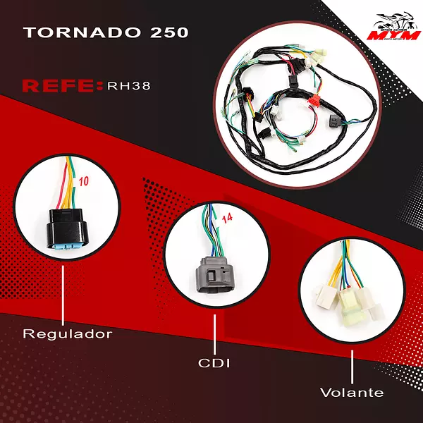 Sistema Electrico De Tornado 250 Honda