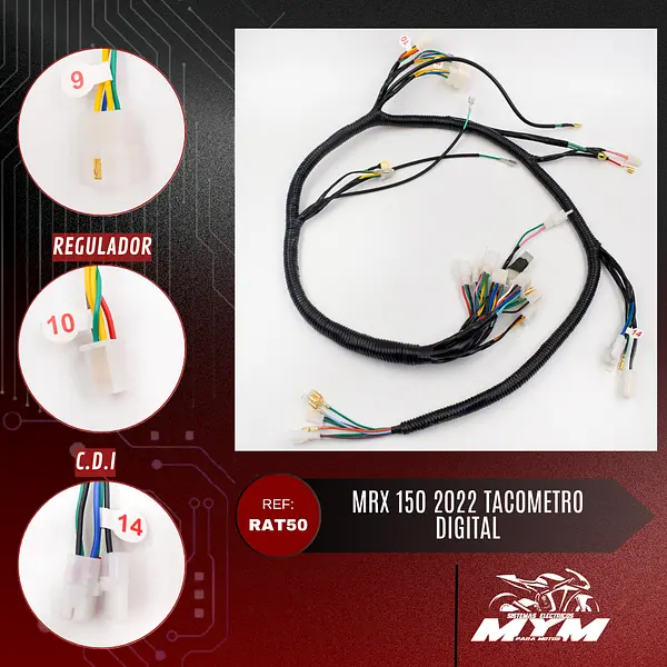 Sistema Eléctrico Para Auteco Mrx 150 Digital