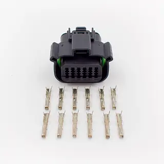 Conectores 12 Vias Macho + Terminales, Para Cdi Ns Y St